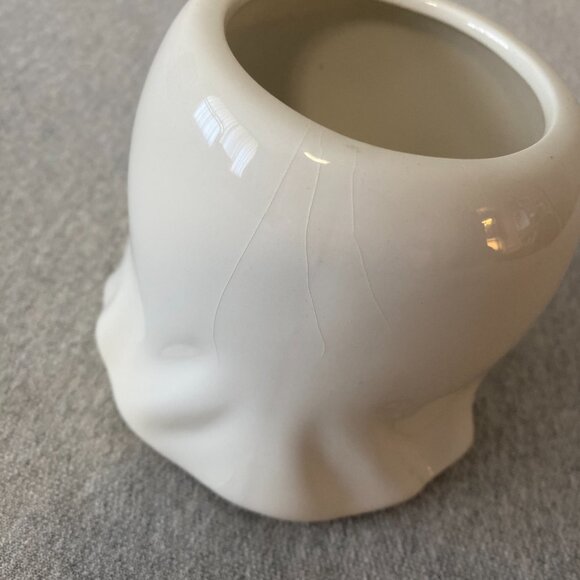 Spirit Halloween White Ghost Shaped Ceramic Coffee Mug - Picture 5 of 10